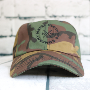 Metal Ellipse Camo Dad Hat