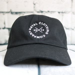 Metal Ellipse Black Dad Hat