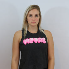 Load image into Gallery viewer, Bubble Gum Charcoal Crop Tank