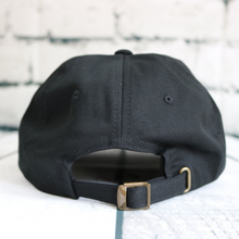 Load image into Gallery viewer, Metal Ellipse Black Dad Hat