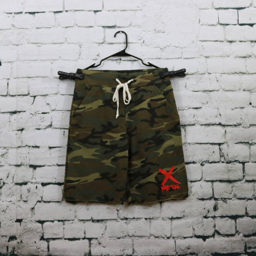 Metal X Fleece Camo Shorts