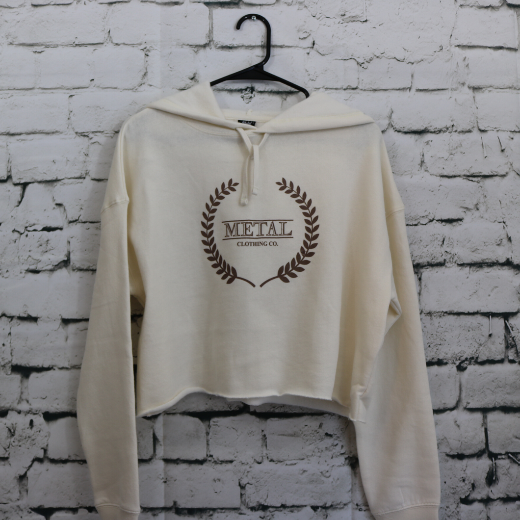 Wreath Bone Crop Hoodie